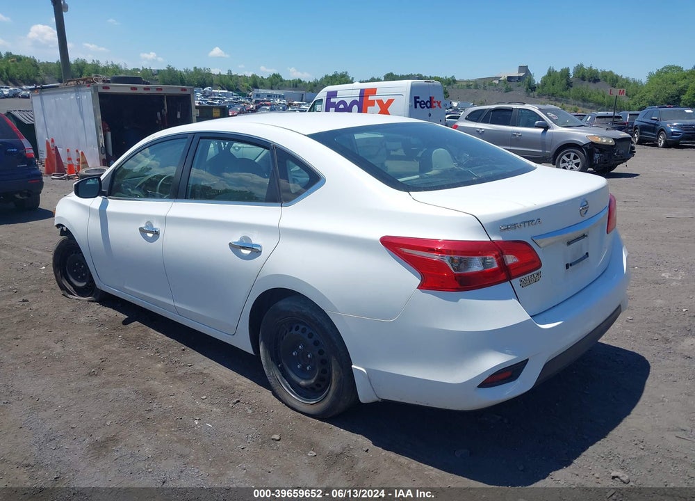 2016 NISSAN SENTRA S VIN: 3N1AB7AP0GY302622
