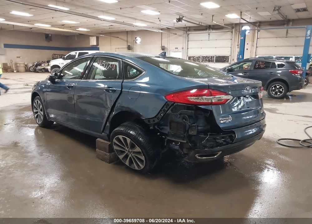 2019 FORD FUSION SE VIN: 3FA6P0T91KR266636