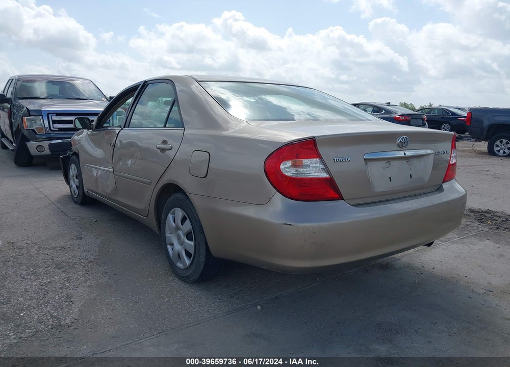 2003 TOYOTA CAMRY LE VIN: 4T1BE32K43U135470