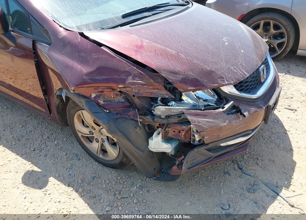 2014 HONDA CIVIC LX VIN: 19XFB2F58EE017940