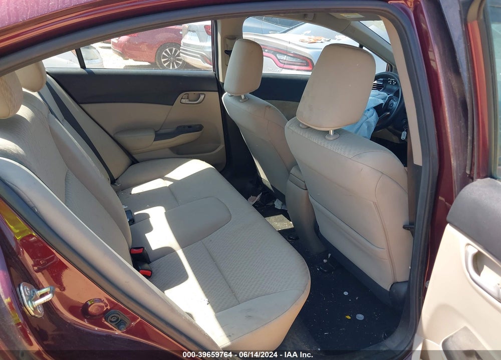 2014 HONDA CIVIC LX VIN: 19XFB2F58EE017940