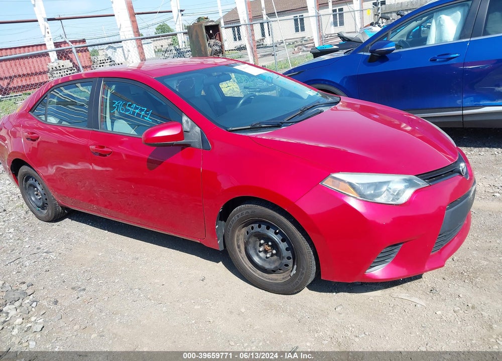 2014 TOYOTA COROLLA LE VIN: 2T1BURHE4EC132421