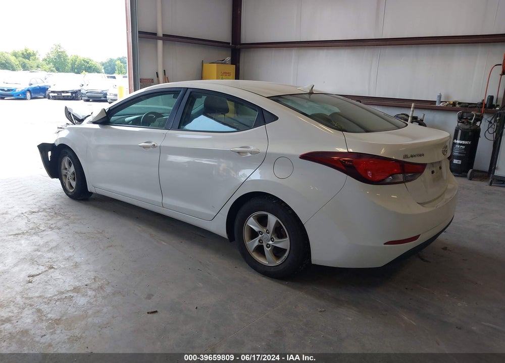2015 HYUNDAI ELANTRA SE VIN: 5NPDH4AE0FH652026