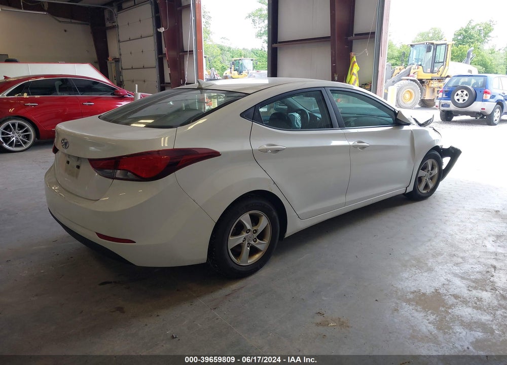 2015 HYUNDAI ELANTRA SE VIN: 5NPDH4AE0FH652026