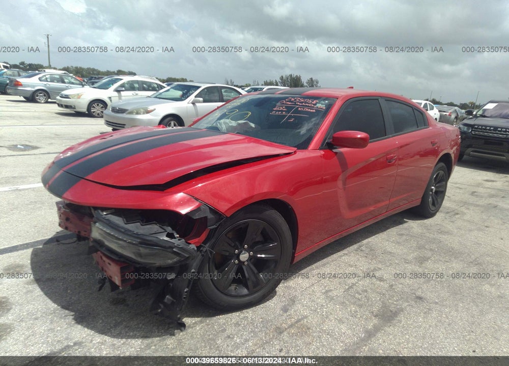 2016 DODGE CHARGER SXT VIN: 2C3CDXHG1GH280890