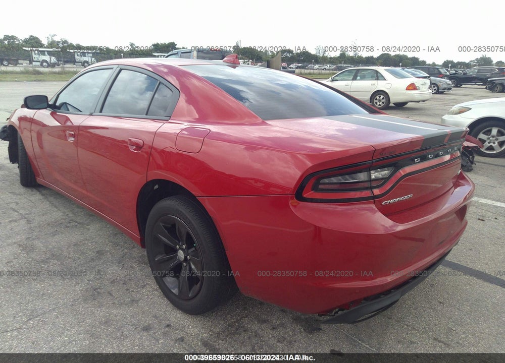 2016 DODGE CHARGER SXT VIN: 2C3CDXHG1GH280890