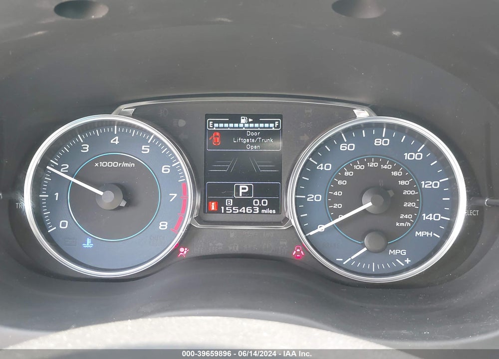 2016 SUBARU CROSSTREK 2.0I LIMITED VIN: JF2GPANC7G8329584