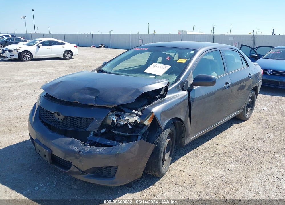2009 TOYOTA COROLLA LE VIN: JTDBL40E699061543