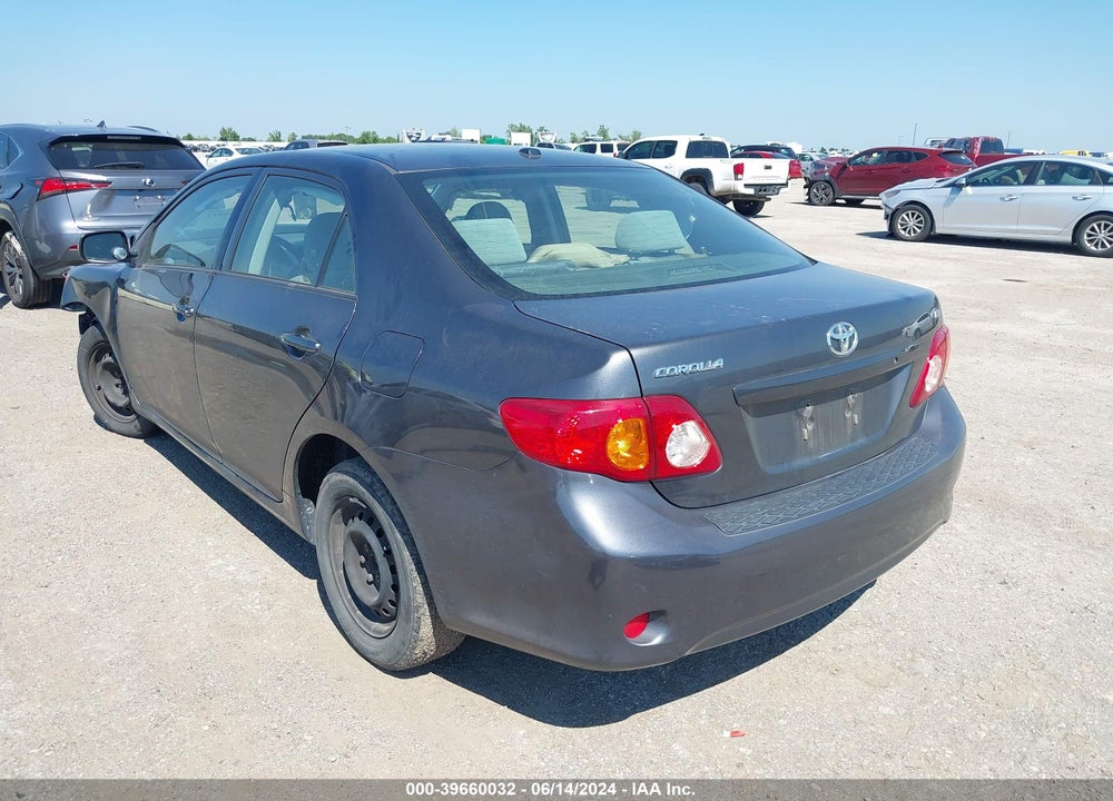 2009 TOYOTA COROLLA LE VIN: JTDBL40E699061543