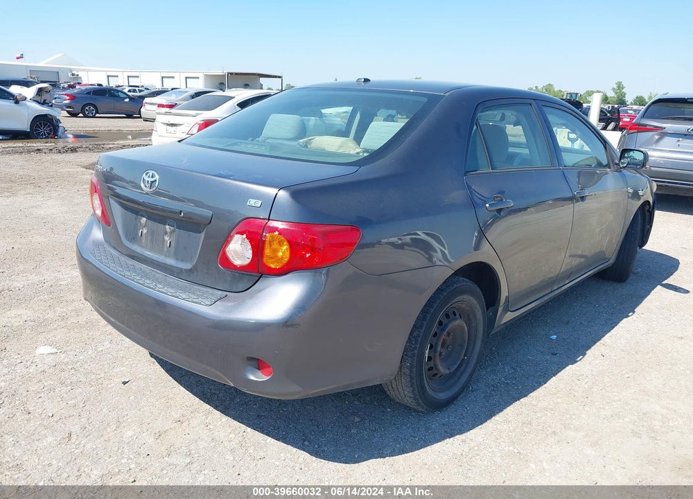 2009 TOYOTA COROLLA LE VIN: JTDBL40E699061543