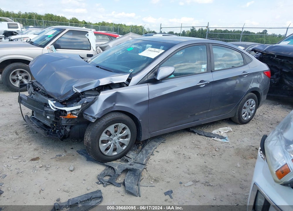 2017 HYUNDAI ACCENT SE VIN: KMHCT4AE7HU173553