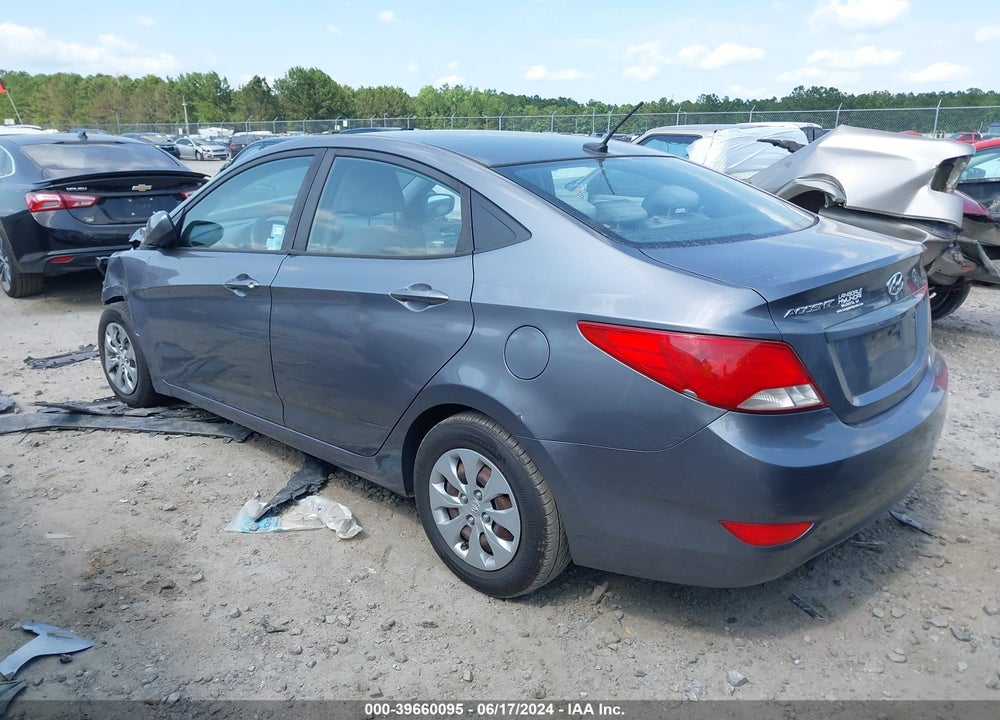 2017 HYUNDAI ACCENT SE VIN: KMHCT4AE7HU173553
