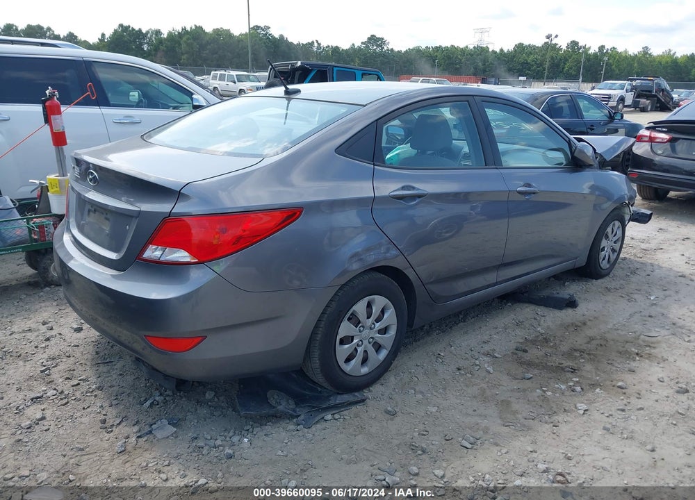 2017 HYUNDAI ACCENT SE VIN: KMHCT4AE7HU173553