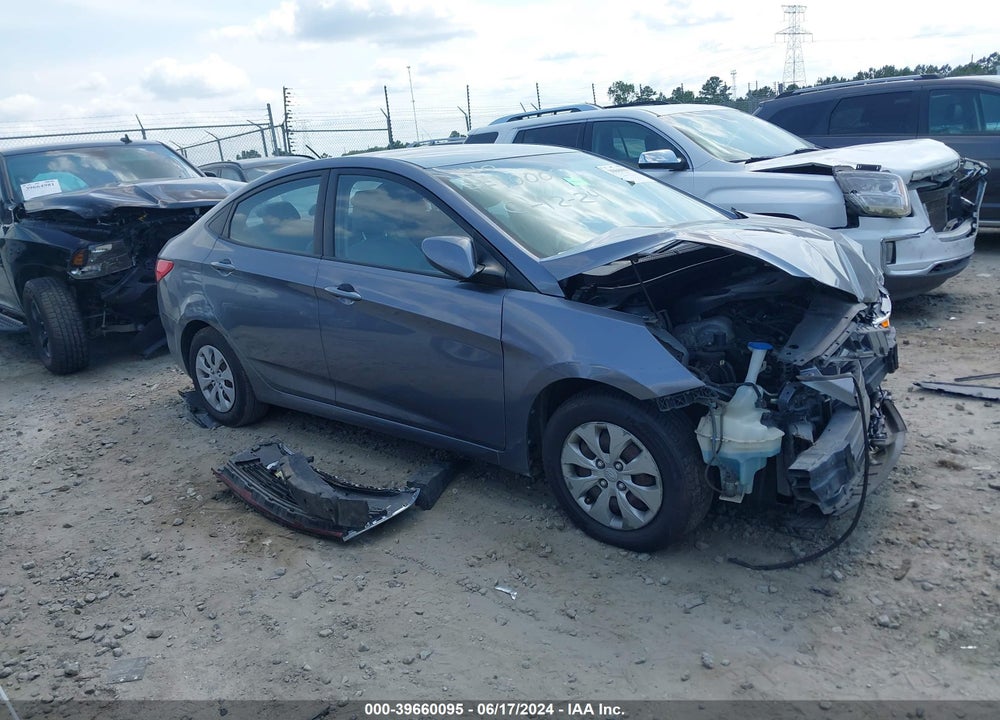 2017 HYUNDAI ACCENT SE VIN: KMHCT4AE7HU173553
