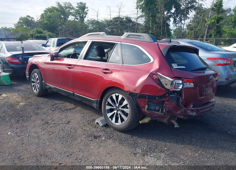 2016 SUBARU OUTBACK 2.5I LIMITED VIN: 4S4BSBNC1G3287998