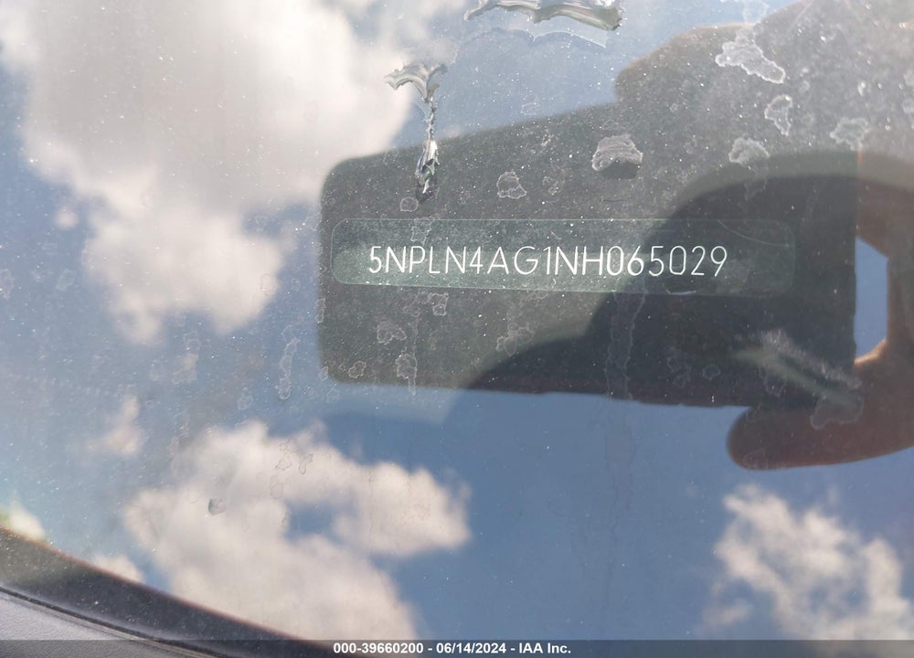 2022 HYUNDAI ELANTRA SEL VIN: 5NPLN4AG1NH065029