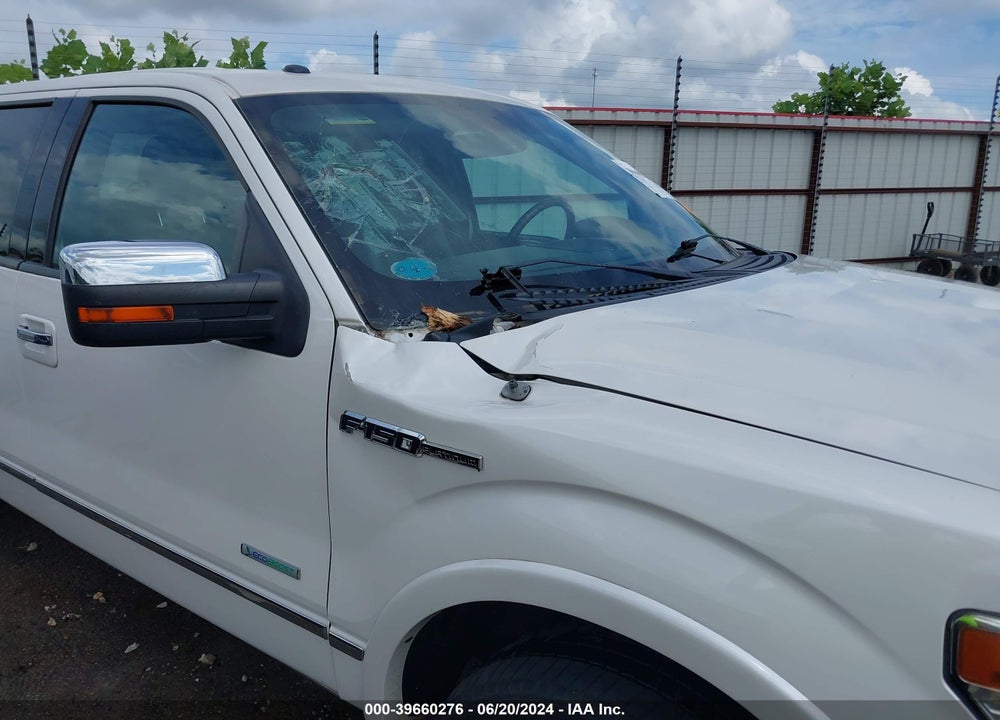 2013 FORD F-150 PLATINUM VIN: 1FTFW1ET6DFC46894