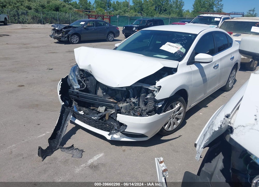 2017 NISSAN SENTRA S VIN: 3N1AB7AP3HY293660