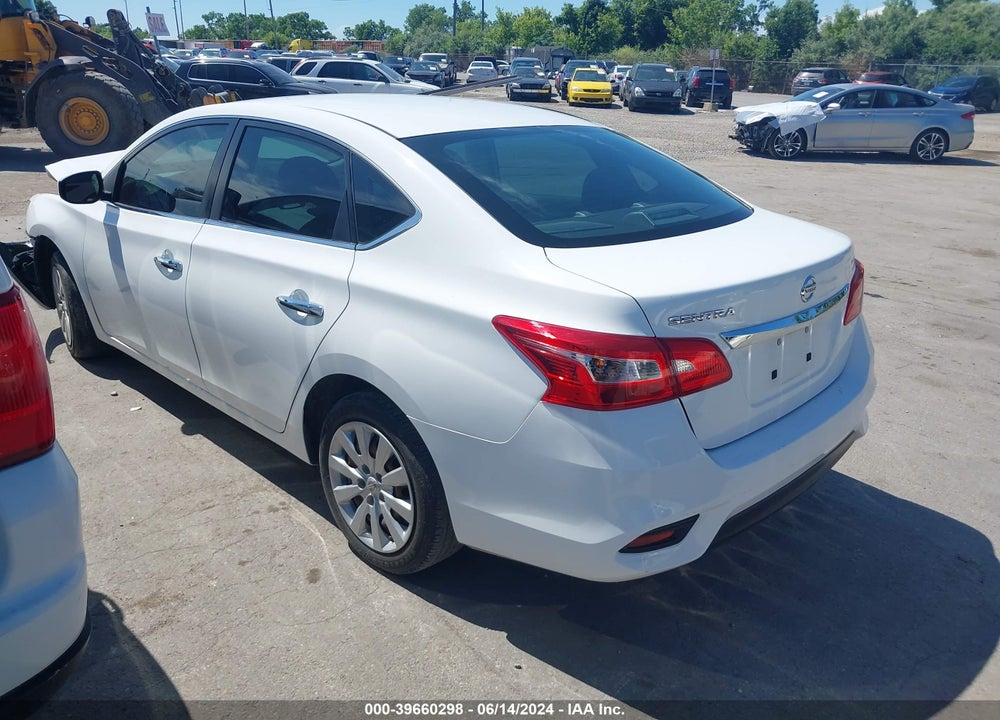 2017 NISSAN SENTRA S VIN: 3N1AB7AP3HY293660