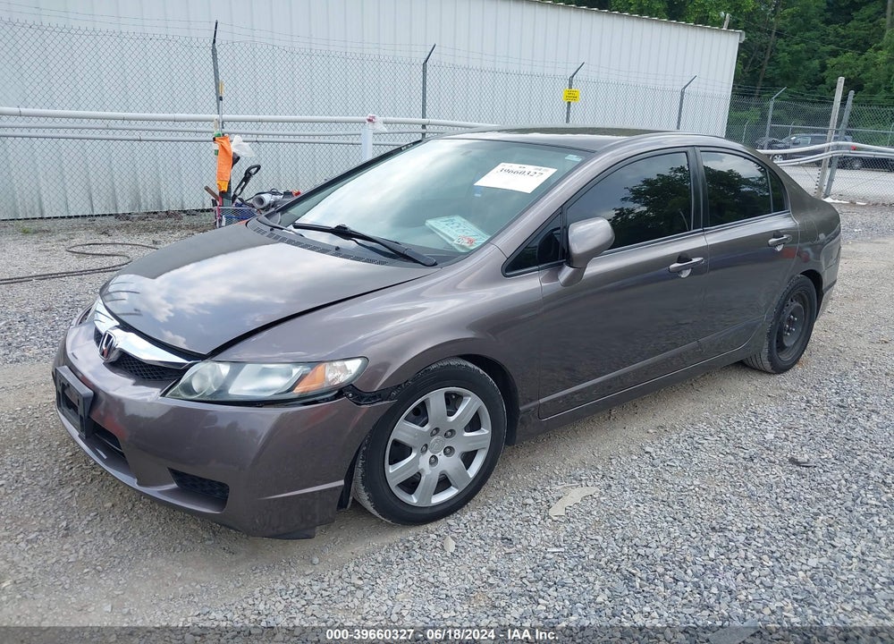 2011 HONDA CIVIC LX VIN: 2HGFA1F55BH501546