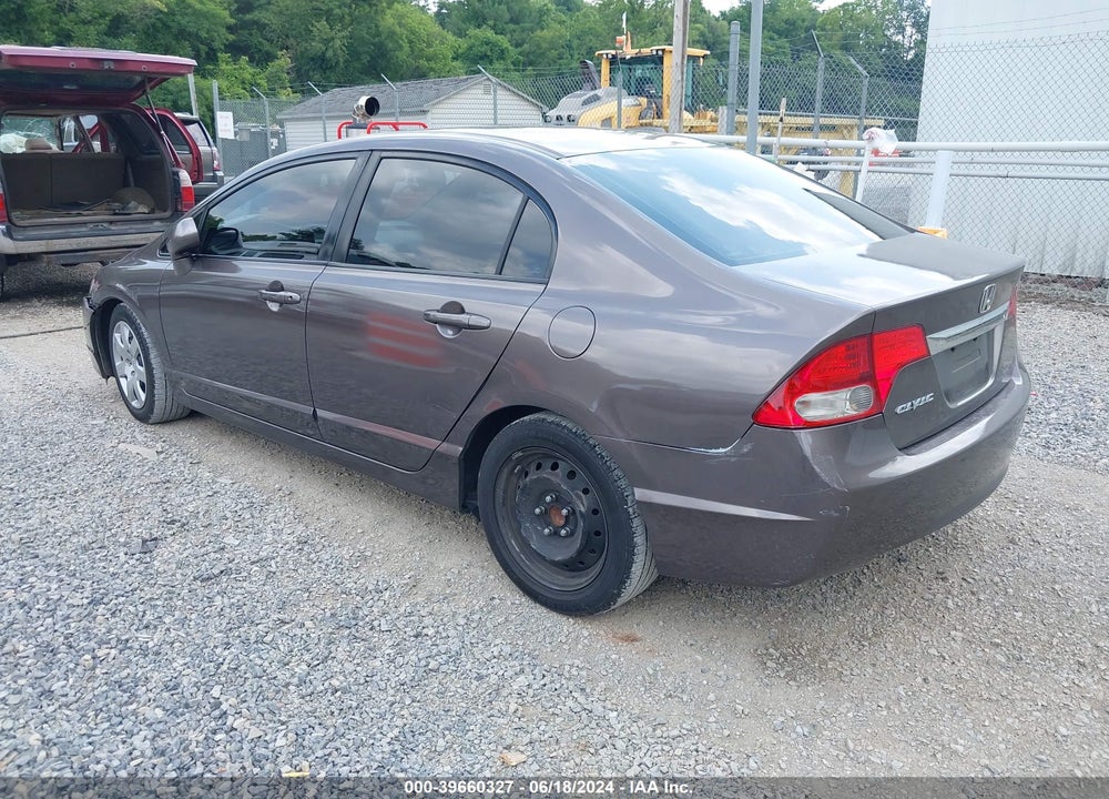 2011 HONDA CIVIC LX VIN: 2HGFA1F55BH501546