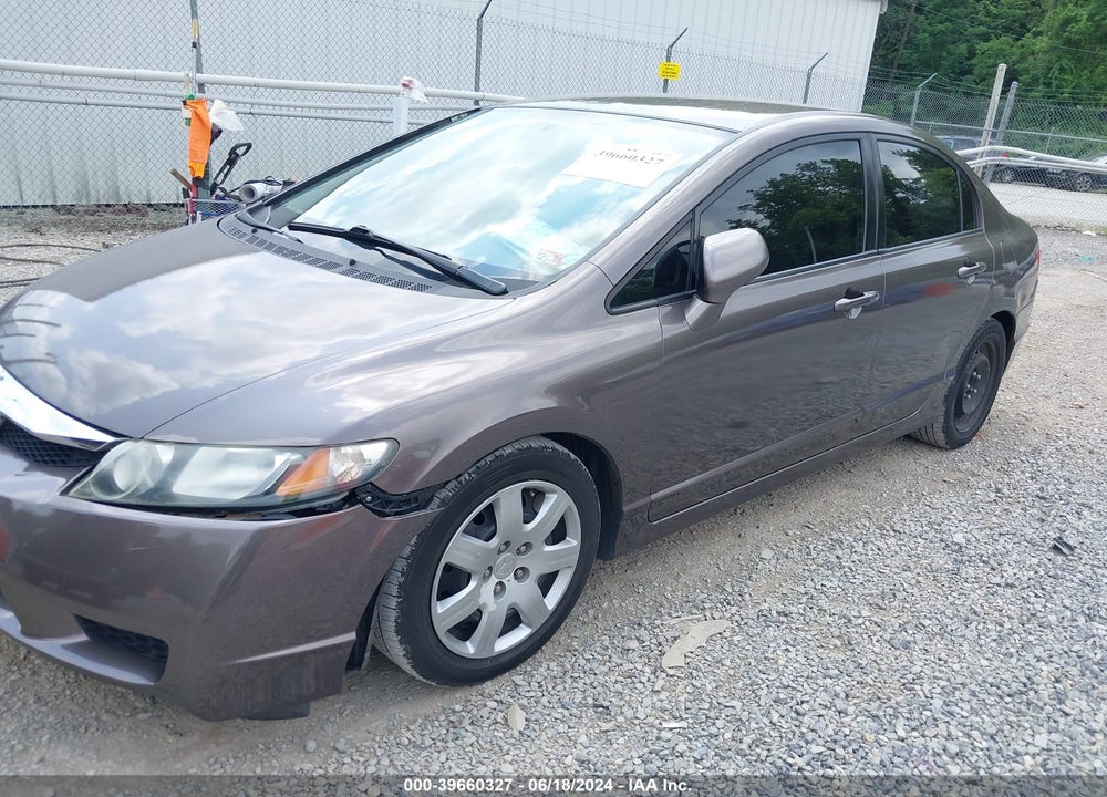 2011 HONDA CIVIC LX VIN: 2HGFA1F55BH501546