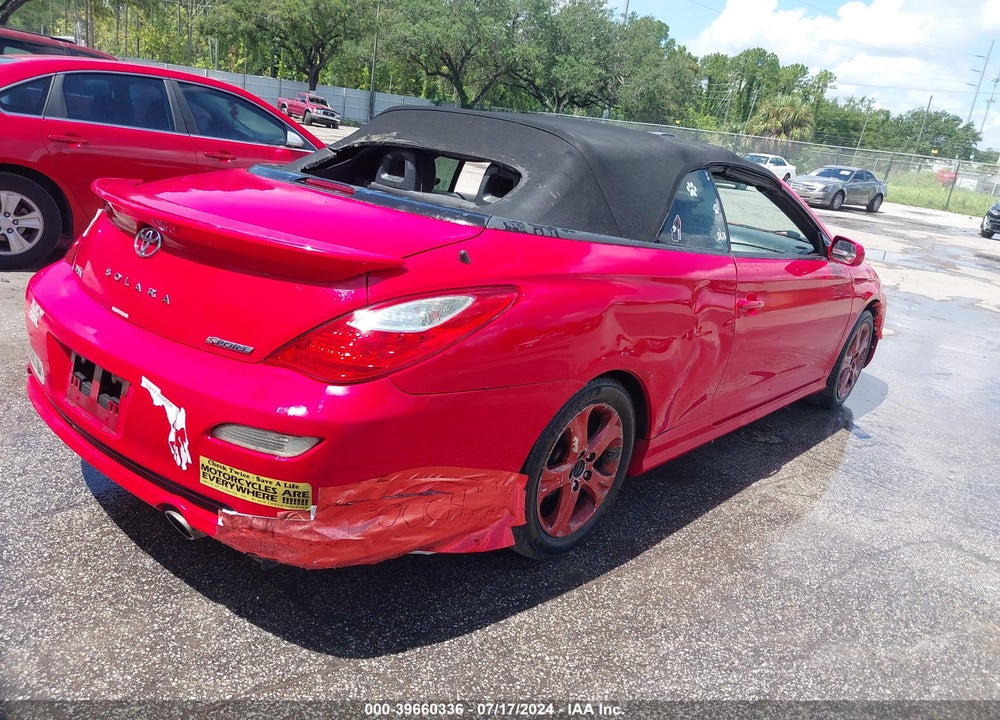 2007 TOYOTA CAMRY SOLARA SPORT VIN: 4T1FA38P57U114164