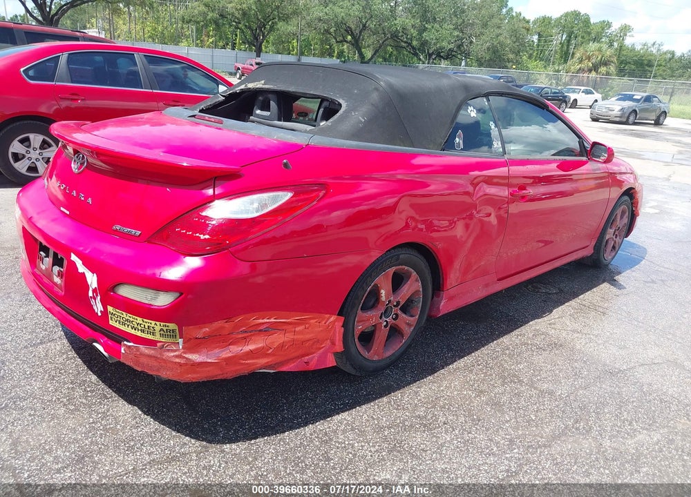 2007 TOYOTA CAMRY SOLARA SPORT VIN: 4T1FA38P57U114164