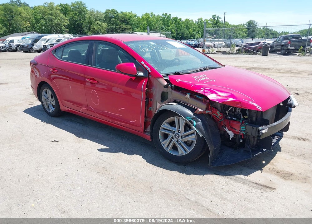 2020 HYUNDAI ELANTRA SEL VIN: 5NPD84LF9LH626252