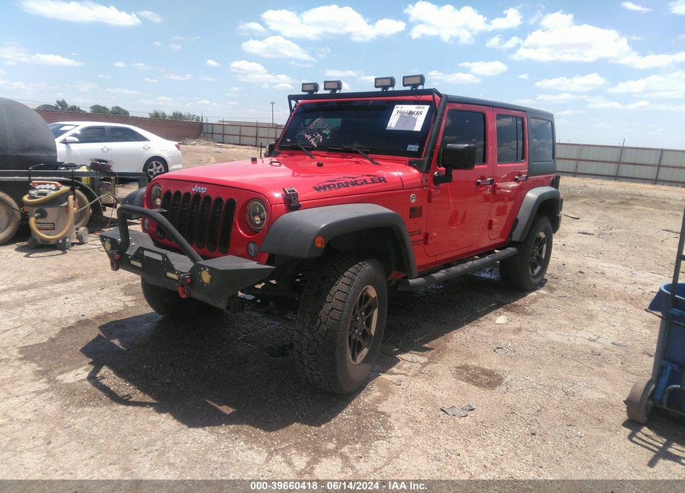 2016 JEEP WRANGLER UNLIMITED SPORT VIN: 1C4HJWDG0GL149351