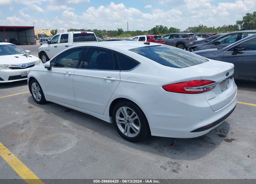2018 FORD FUSION SE VIN: 3FA6P0HDXJR252780