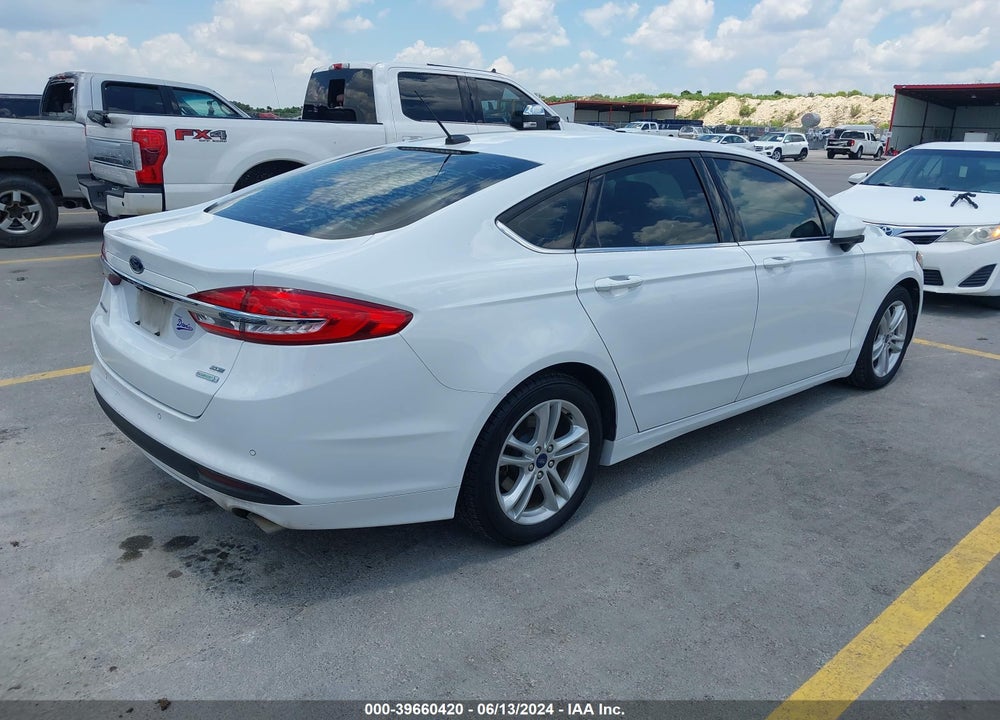 2018 FORD FUSION SE VIN: 3FA6P0HDXJR252780