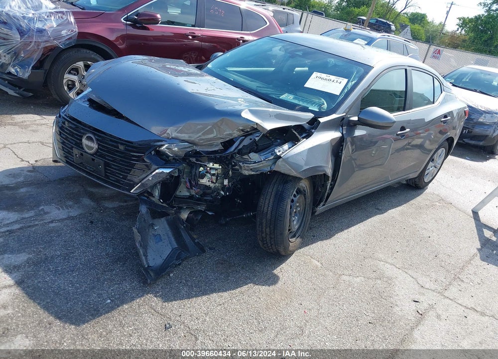2024 NISSAN SENTRA S XTRONIC CVT VIN: 3N1AB8BV2RY322599