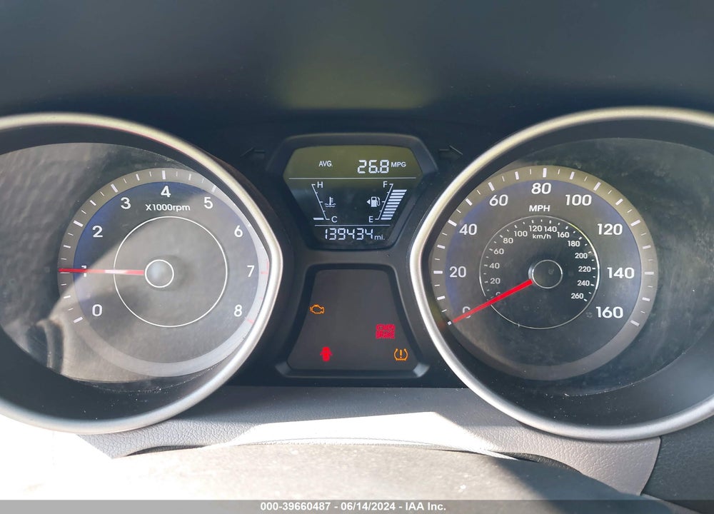 2014 HYUNDAI ELANTRA SPORT VIN: KMHDH4AH9EU044564