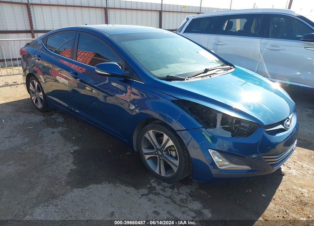 2014 HYUNDAI ELANTRA SPORT VIN: KMHDH4AH9EU044564