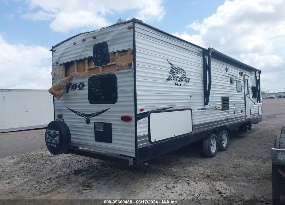 2017 JAYCO TRAVEL TRAILER VIN: 1UJBJ0BR4H17S0750