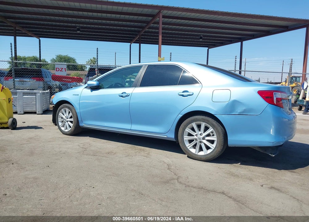 2013 TOYOTA CAMRY HYBRID XLE VIN: 4T1BD1FK0DU087095