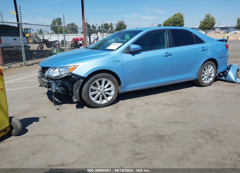 2013 TOYOTA CAMRY HYBRID XLE VIN: 4T1BD1FK0DU087095