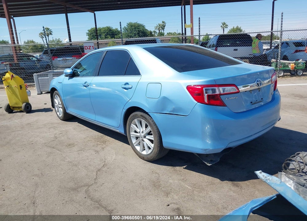 2013 TOYOTA CAMRY HYBRID XLE VIN: 4T1BD1FK0DU087095