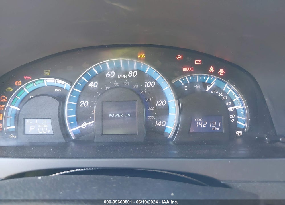 2013 TOYOTA CAMRY HYBRID XLE VIN: 4T1BD1FK0DU087095