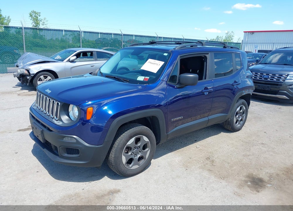 2016 JEEP RENEGADE SPORT VIN: ZACCJBAT4GPE33971