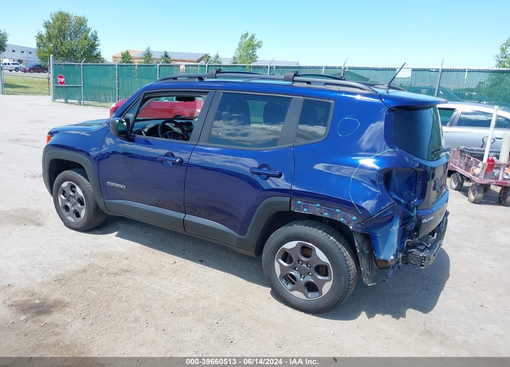 2016 JEEP RENEGADE SPORT VIN: ZACCJBAT4GPE33971