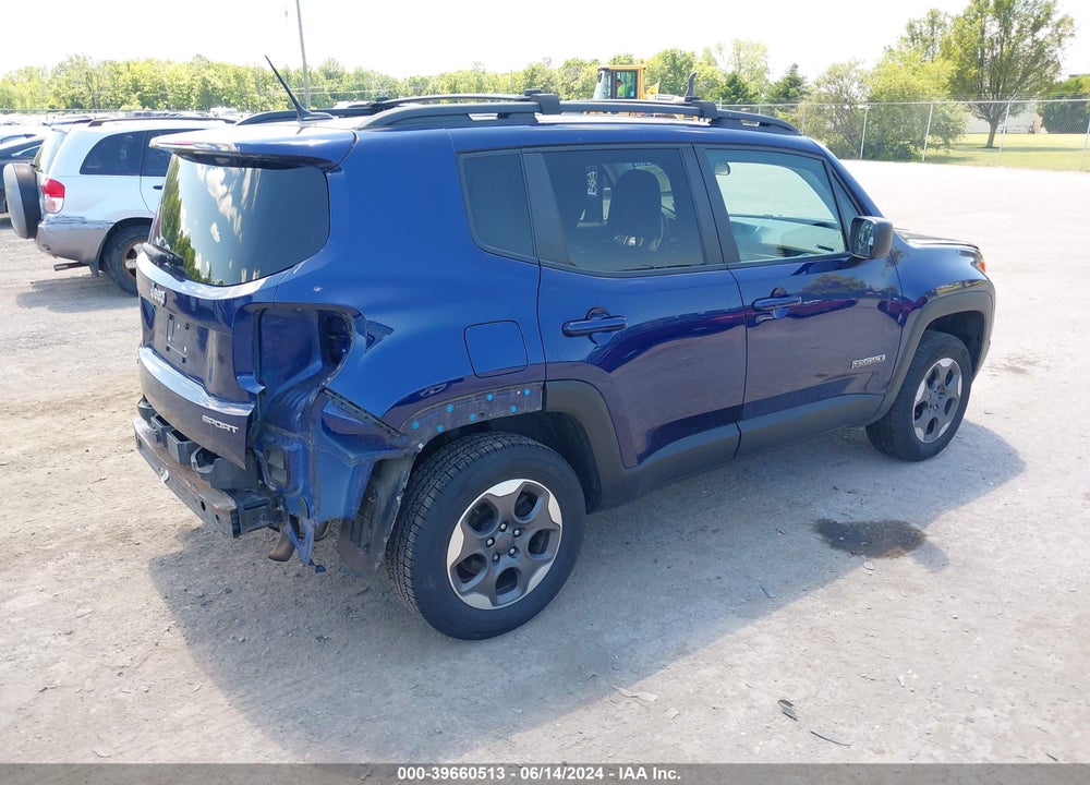 2016 JEEP RENEGADE SPORT VIN: ZACCJBAT4GPE33971