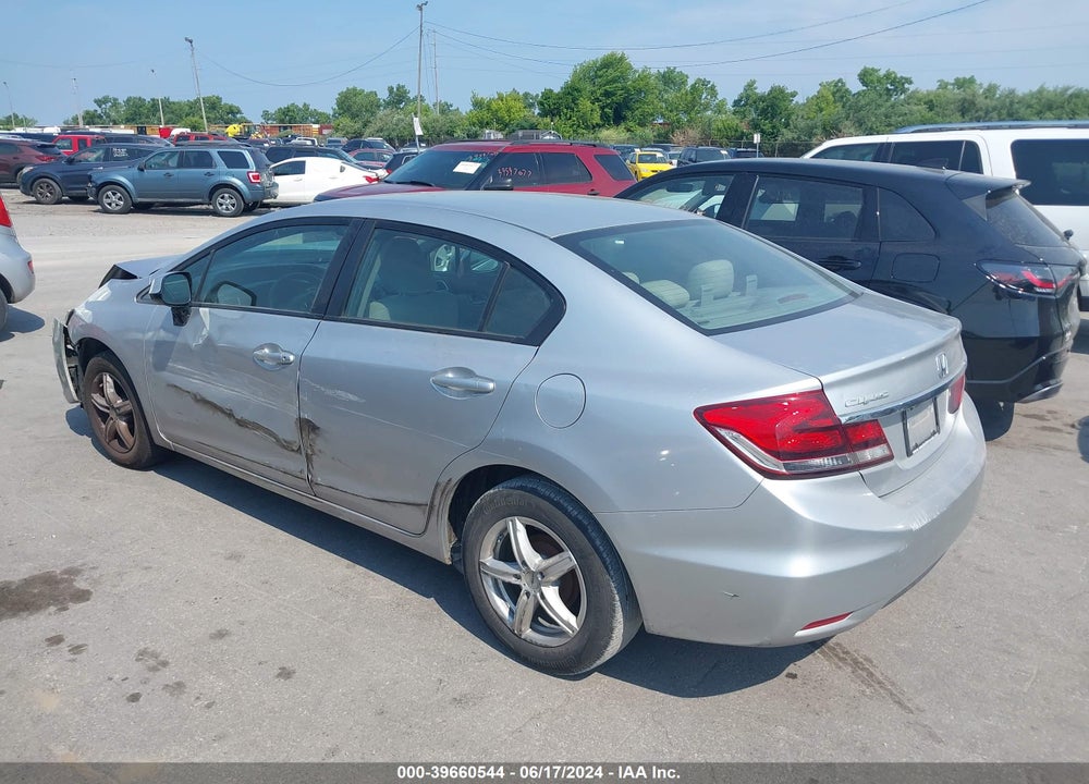 2013 HONDA CIVIC LX VIN: 19XFB2F56DE086883