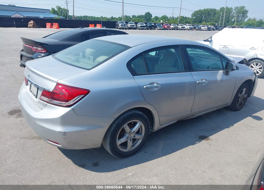 2013 HONDA CIVIC LX VIN: 19XFB2F56DE086883