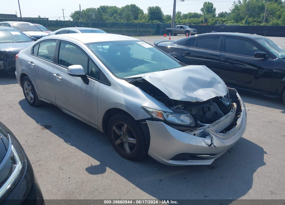 2013 HONDA CIVIC LX VIN: 19XFB2F56DE086883