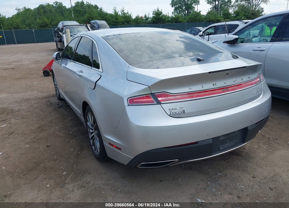 2017 LINCOLN MKZ SELECT VIN: 3LN6L5D98HR665212