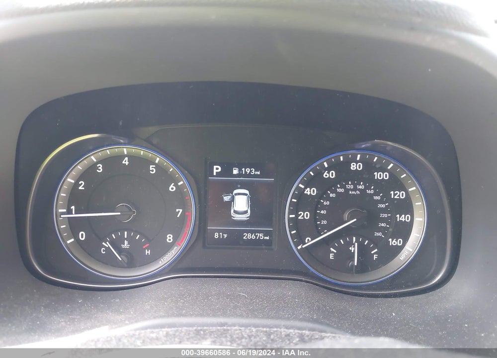 2019 HYUNDAI KONA SE VIN: KM8K12AA7KU198771