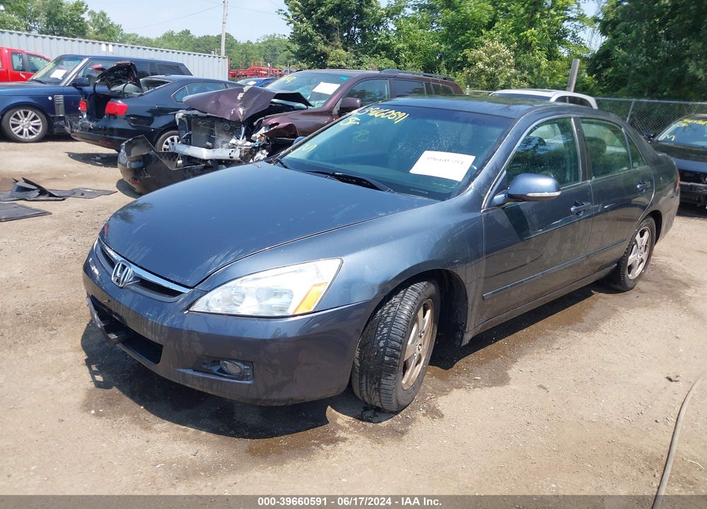 2007 HONDA ACCORD HYBRID VIN: JHMCN36427C001300