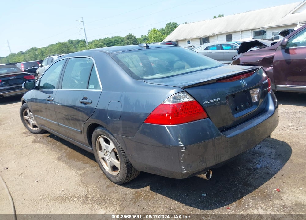2007 HONDA ACCORD HYBRID VIN: JHMCN36427C001300